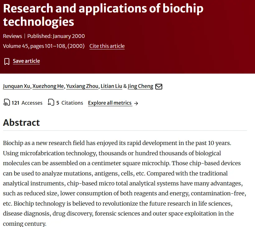 Microarray and biochip technologies are applied across multiple domains, including:  Genomics and molecular biology research Clinical and translational research Diagnostic development and validation Biotechnology and life sciences innovation